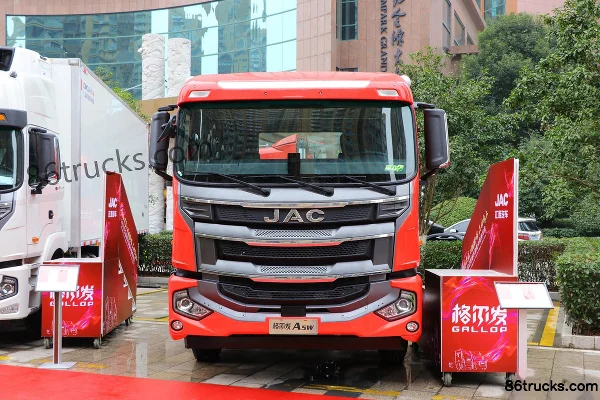 JAC Gallop A5W III poids lourd 25T 6X4(10 roues) tracteur routier électrique pur 282 kWh Extérieur (2) | 86Trucks