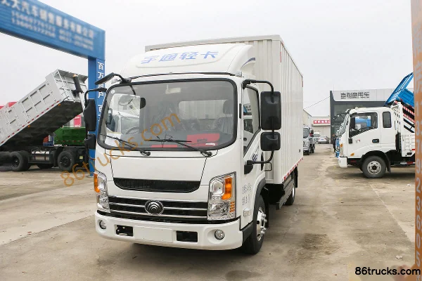 Yutong Carrosserie moyenne Camion léger fourgon électrique pur à cabine simple 4,14 m 90,236 kWh 4X2(6 roues) Extérieur (3) | 86Trucks