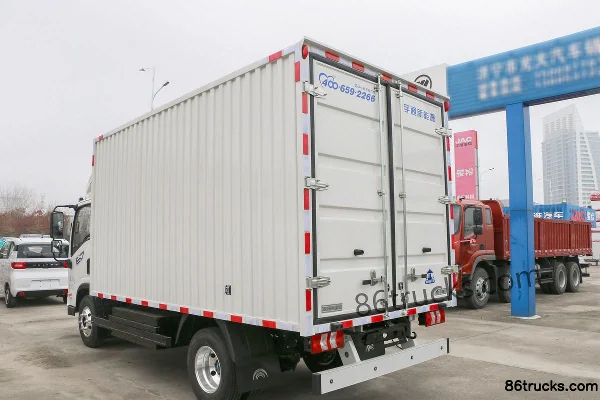 Yutong Carrosserie moyenne Camion léger fourgon électrique pur à cabine simple 4,14 m 90,236 kWh 4X2(6 roues) (2) | 86Trucks