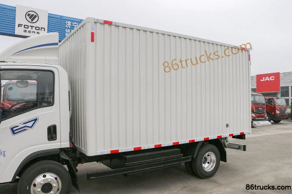 Yutong Carrosserie moyenne Camion léger fourgon électrique pur à cabine simple 4,14 m 90,236 kWh 4X2(6 roues) (1) | 86Trucks