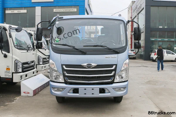 Foton Times Leader M5 132hp 4X2(6 wheels) 4.17m Single Row Flatbed Light Truck (China VI) Exterior (2) | 86Trucks