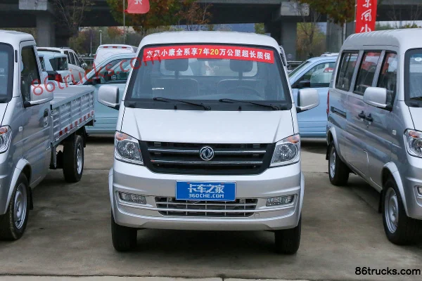 Dongfeng K01 1.3L 92hp 4X2(6 wheels) Gasoline 2.26m Single Row Flatbed Mini Truck Exterior (2) | 86Trucks