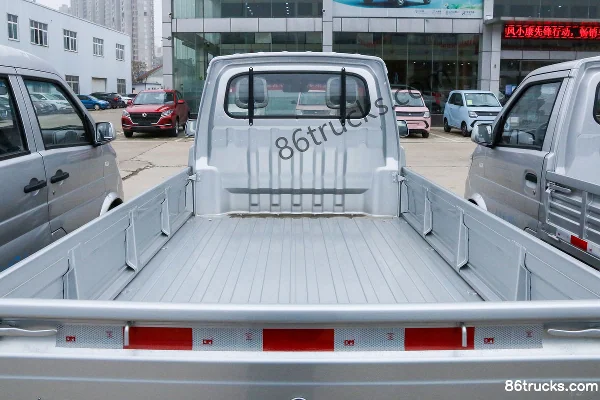 Dongfeng K01 1.3L 92hp 4X2(6 wheels) Gasoline 2.26m Single Row Flatbed Mini Truck Body (3) | 86Trucks