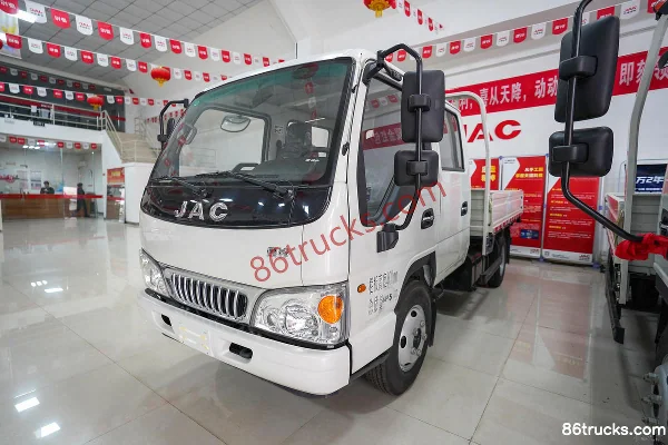 JAC Kangling 33 95 ch 4X2(6 roues) 3,2 m camion plateau double cabine Extérieur (3) | 86Trucks