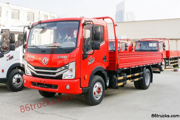 Dongfeng Duolika D6-N version Ruineng 140 ch 4X2(6 roues) camion léger à ridelles 4,13 m cabine simple (China VI) Extérieur (3) | 86Trucks