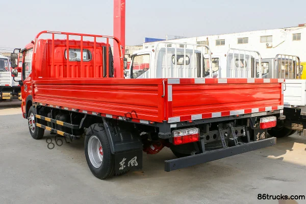Dongfeng Duolika D6-N version Ruineng 140 ch 4X2(6 roues) camion léger à ridelles 4,13 m cabine simple (China VI) Carrosserie (3) | 86Trucks