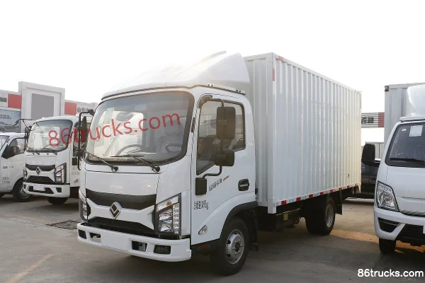 Ouling Jinlika II version luxe 2,0L 150 ch 4X2(6 roues) essence camion fourgon 4,1 m cabine simple (China VI) Extérieur (3) | 86Trucks