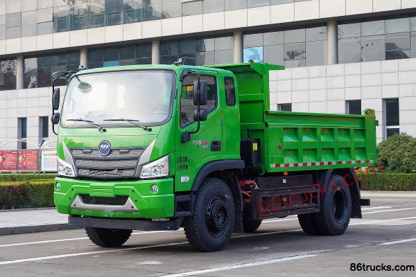 Foton Big King ES5 4X2(6 wheels) 3.8m half-row pure electric dump truck 246.67kWh Exterior (3) | 86Trucks