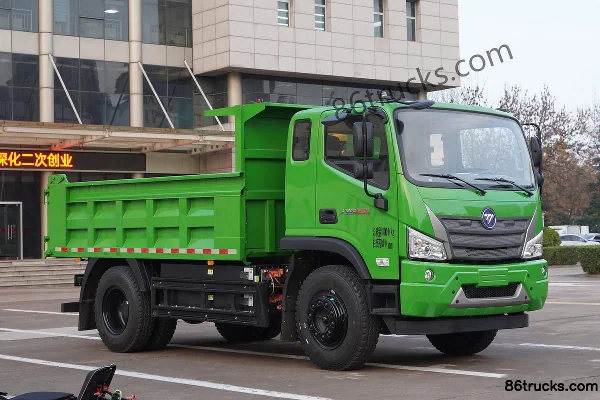 Foton Big King ES5 4X2(6 wheels) 3.8m half-row pure electric dump truck 246.67kWh Exterior
