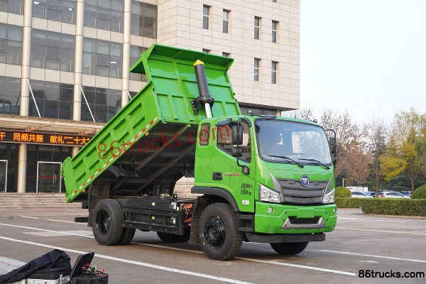 Foton Big King ES5 4X2(6 wheels) 3.8m half-row pure electric dump truck 246.67kWh Body (1) | 86Trucks