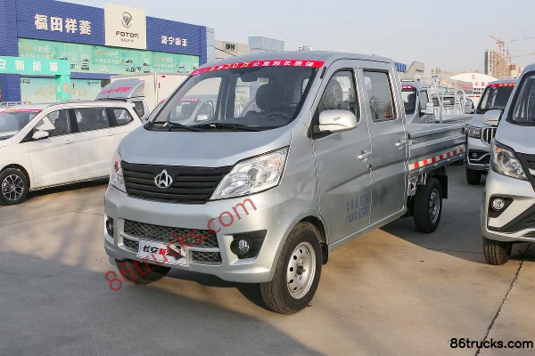 Ankai Xingka M 2021 1.5L 116hp 4X2(6 wheels) Gasoline 2.15m Double Row Van Mini Truck (China VI) Exterior (3) | 86Trucks