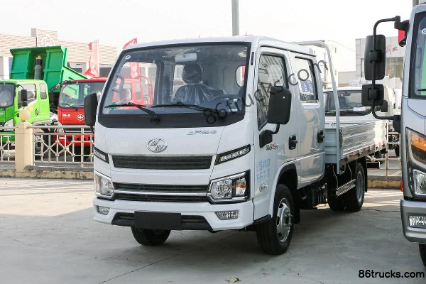 Yuejin Fuxing S80 95hp 4X2(6 wheels) 2.65m double-row flatbed mini truck (China VI) Exterior (3) | 86Trucks