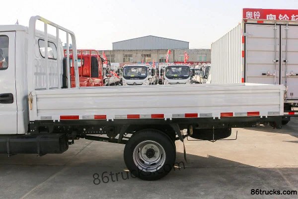 Yuejin Fuxing S80 95hp 4X2(6 wheels) 2.65m double-row flatbed mini truck (China VI) Body (2) | 86Trucks