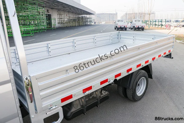 BAW Jingka T7 Luxury Edition 2.0L 133hp 4X2(6 wheels) Gasoline 3.7m Single Row Flatbed Mini Truck (China VI) Body (1) | 86Trucks
