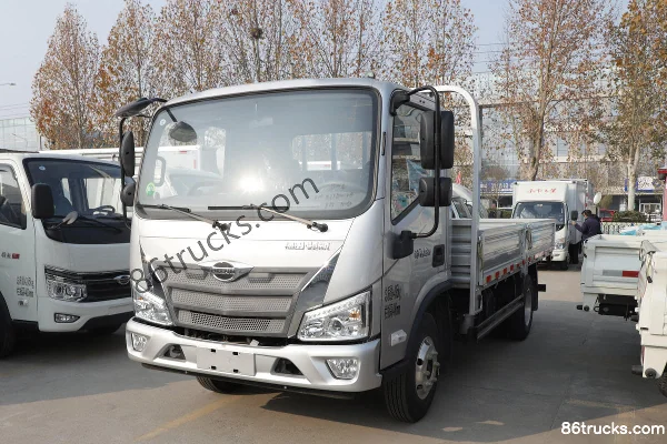 Foton Times Leader 5 150hp 4X2(6 wheels) 4.17m single-row flatbed light truck Exterior (3) | 86Trucks