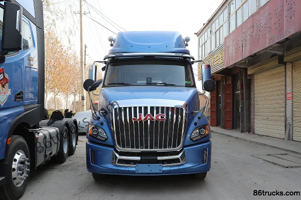 JAC Gallop V7 Heavy Truck 560 hp 6X4(10 wheels) AMT Automatic Long-Nose Tractor Truck (China VI) (Ratio 2.73) Exterior (2) | 86Trucks