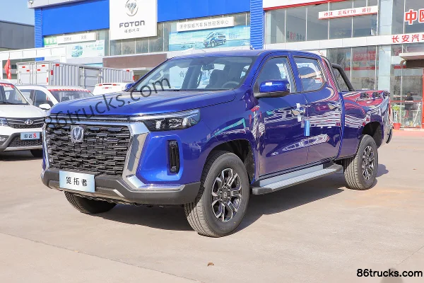 Changan Lantuo 2023 modèle élite 2,0 L diesel 163 ch manuel quatre roues motrices pick-up double cabine à empattement long (3) | 86Trucks