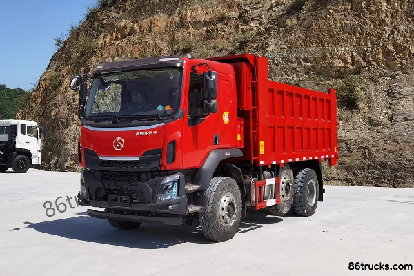Sanlong Longjiang 245hp 6X2(8 wheels) 4.3m Dump Truck Exterior
