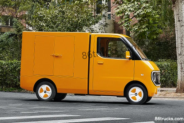 Dali Niumowang D01 Comfort 0.945T 1.662m Single Row Pure Electric Van Mini Truck 9.98kWh 4X2(6 wheels) Exterior (3) | 86Trucks