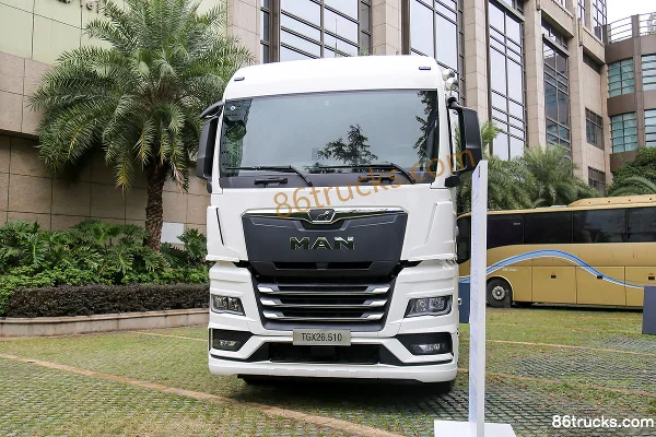 MAN New TGX Series Heavy Truck 510hp 6X4(10 wheels) AMT Automatic Tractor Truck (TGX26.510) Exterior (2) | 86Trucks