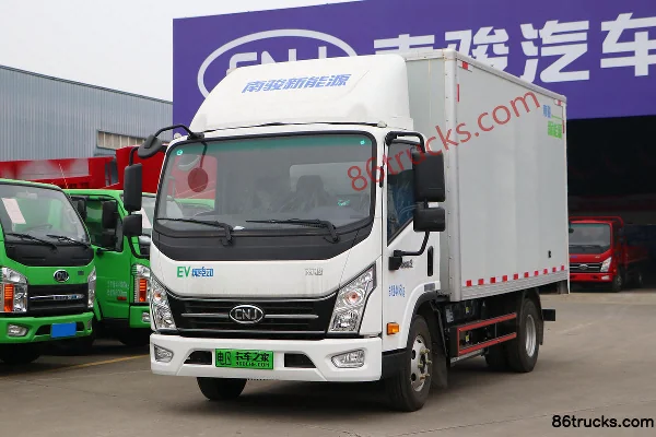 NanJun Ruijie D30GE 4.1m Single Row Pure Electric Box Van Light Truck 98.04kWh 4X2(6 wheels) Exterior (3) | 86Trucks