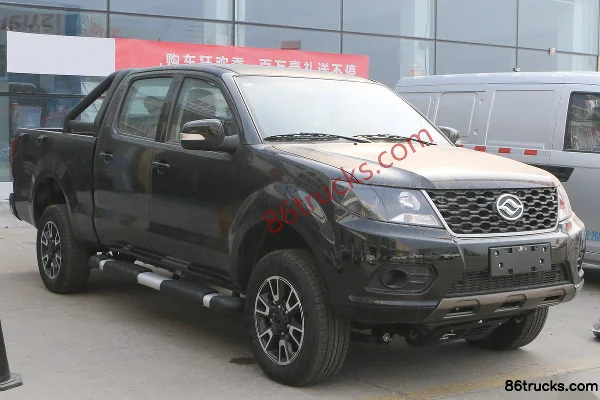 Huanghai N1 2.8L Diesel 115hp Manual 4WD Extended Cargo Box Double Cab Pickup (China VI)
