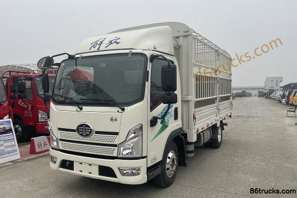 FAW Jiefang Lantu 4.5T 4.16m single-row plug-in hybrid cage truck 14kWh 4X2(6 wheels) Exterior (3) | 86Trucks