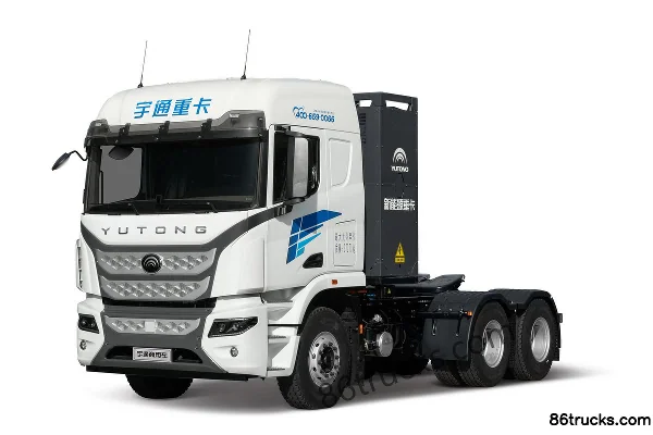 Yutong 6X4(10 wheels) battery-swap pure electric tractor truck 282kWh Exterior (3) | 86Trucks