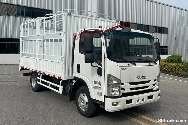 Isuzu M100 120hp 4X2(6 wheels) 4.13m single-row stake truck Exterior