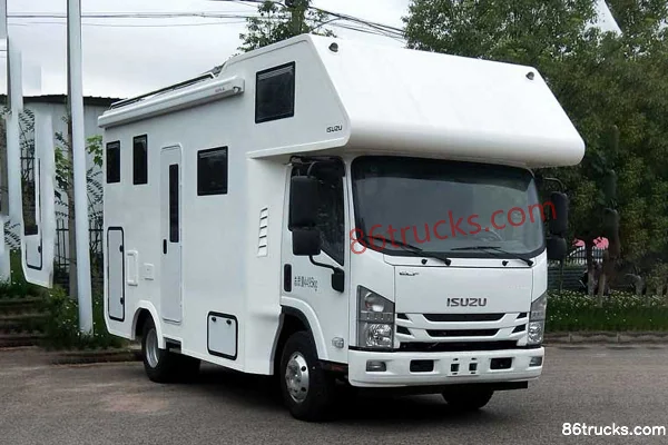Qingling Isuzu M100 120hp 4X2(6 wheels) Motorhome (China VI) Exterior