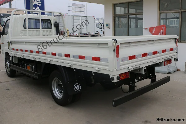 Foton Xiaoyun W3 95hp 4X2(6 wheels) 3.85m Single Row Stake Mini Truck (China VI) Body (2) | 86Trucks