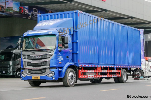 JAC Gallop A5L camion porteur 220 ch 4X2(6 roues) 10 m carrosserie fourgon (rapport de pont 4.333) Extérieur (3) | 86Trucks