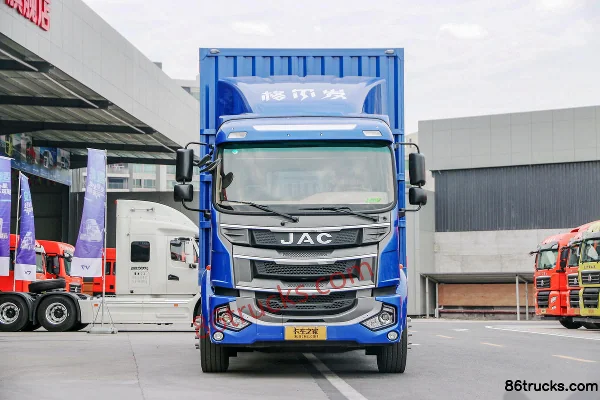 JAC Gallop A5L camion porteur 220 ch 4X2(6 roues) 10 m carrosserie fourgon (rapport de pont 4.333) Extérieur (2) | 86Trucks
