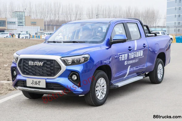 BAW Kalu Li Energy Edition 2.0T Gasoline 144hp Manual 2WD Long Wheelbase Double Cab Pickup Truck (3) | 86Trucks