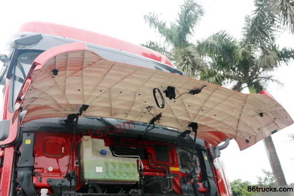 Dongfeng Commercial Vehicle Tianlong Flagship KX 465hp 8X4(12 wheels) 9.4m AMT Automatic Refrigerated Truck (China VI) Chassis (3) | 86Truck