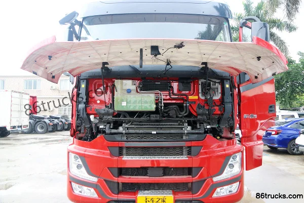 Dongfeng Commercial Vehicle Tianlong Flagship KX 465hp 8X4(12 wheels) 9.4m AMT Automatic Refrigerated Truck (China VI) Chassis (1) | 86Truck