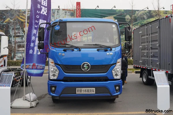 SHACMAN Commercial Vehicle Xuande X9 Standard Load 150hp 4X2(6 wheels) 3.82m Crew Cab Flatbed Light Truck (China VI) Exterior (2) | 86Trucks