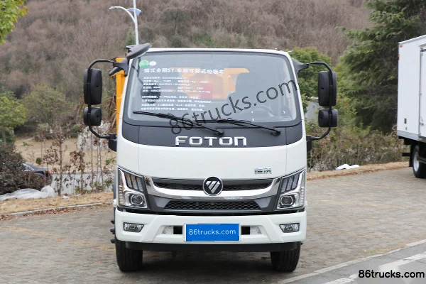 Foton King Kong S1 150 hp 4X2(6 wheels) Hook Lift Garbage Truck Exterior (2) | 86Trucks