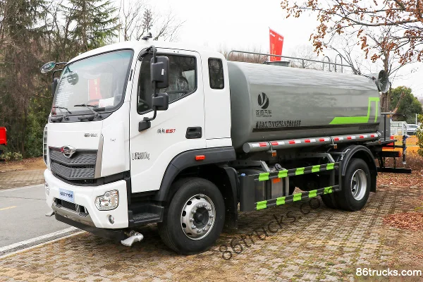 Foton Forland ES7 200hp 4X2(6 wheels) Water Sprinkler Truck (Zong'ang Brand) Exterior (3) | 86Trucks