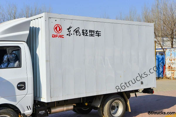 Dongfeng T5 1.5L 110hp 4X2(6 wheels) gasoline 3.1m single-row box mini truck (Mengwo 5-speed) Body (1) | 86Trucks