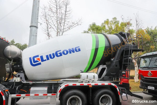 Dongfeng Liuqi Chenglong H5 8X4(12 wheels) Electric Concrete Mixer Truck 281.91kWh Body (2) | 86Trucks