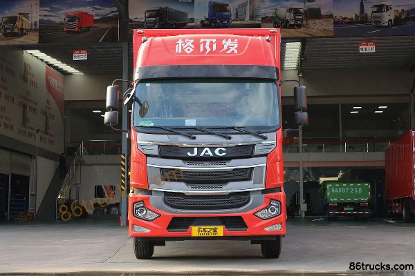 JAC Gallop A5L Heavy Truck 220hp 4X2(6 wheels) 9.61m Van Cargo Truck Exterior (2) | 86Trucks