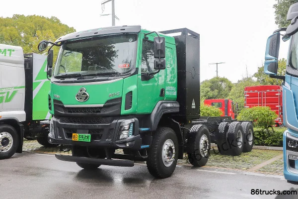 Dongfeng Liuqi Chenglong H5 Heavy Truck Long Range Version 8X4(12 wheels) 7.8m Battery Swap Pure Electric Dump Truck 350kWh Exterior (3) | 8