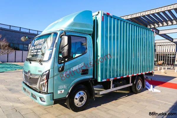 Foton Aoling Xinjieyun Pro 150 ch 4X2(6 roues) 4,14 m camion fourgon simple cabine Extérieur (2) | 86Trucks