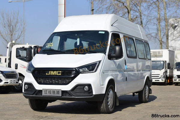 JMC Teshun 2019 116 ch 6 places empattement long 2,8T diesel toit haut version logistique commerciale (China VI) Extérieur (3) | 86Trucks