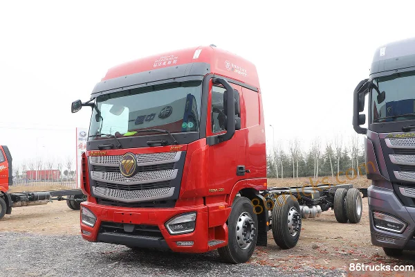 Foton Auman EST 6 Series Heavy Truck Standard Load 320hp 6X2(8 wheels) 9.6m Flatbed Cargo Truck Exterior (3) | 86Trucks