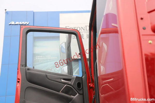 Foton Auman Galaxy Crossing Edition 490hp 8X4(12 wheels) 9.53m AMT automatic flatbed cargo truck (China VI) Cab (2) | 86Trucks