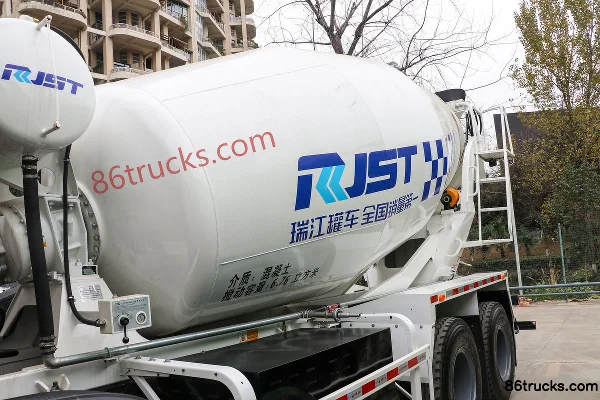 FAW Jiefang J6P 8X4(12 wheels) 6.76m³ Electric Concrete Mixer Truck (Ruijiang Brand) Body (1) | 86Trucks