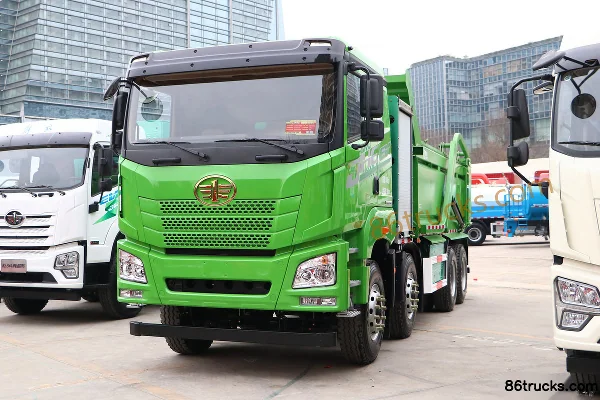 FAW Jiefang Qingdao JH6 8X4(12 roues) camion benne électrique pur 5,8 m (China VI) Extérieur (3) | 86Trucks