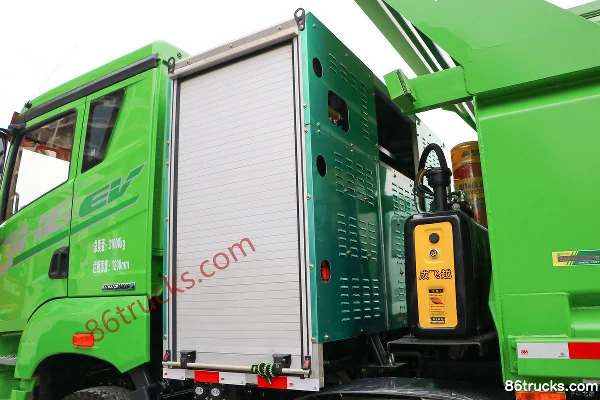 FAW Jiefang Qingdao JH6 8X4(12 roues) camion benne électrique pur 5,8 m (China VI) Carrosserie (3) | 86Trucks